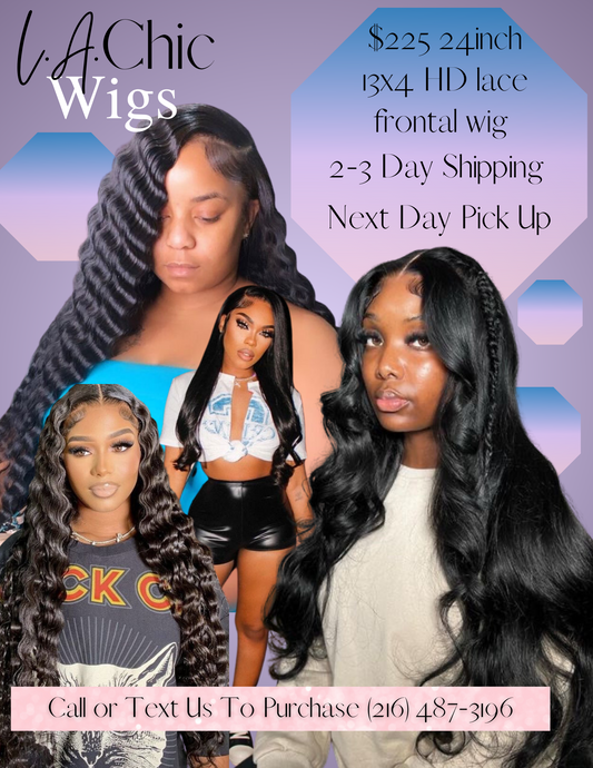 24inch 13x4 straight HD lace frontal wig